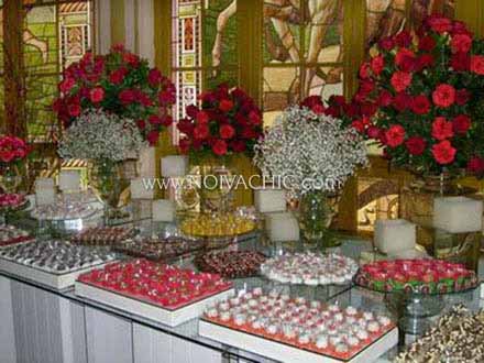 Fotos de Decora��o de Casamento - Mesa de doces