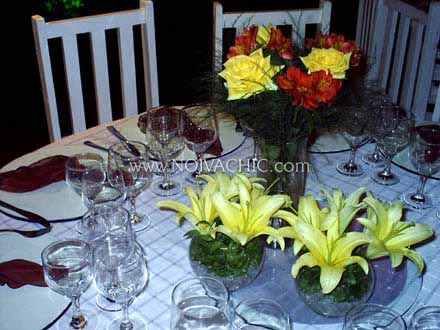 Fotos de centro de mesa - Decora��o de Casamento